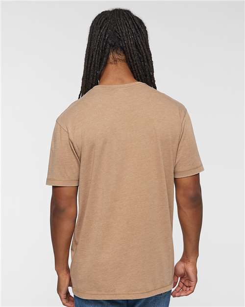 LAT 6902 Unisex Vintage Wash Tee - Back view