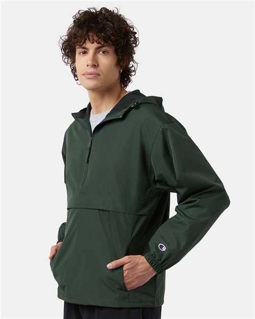 Champion CO200 Unisex Packable Anorak Jacket - Side view