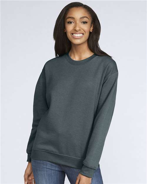 Gildan SF000 Unisex Softstyle? Midweight Crewneck Sweatshirt - Front view