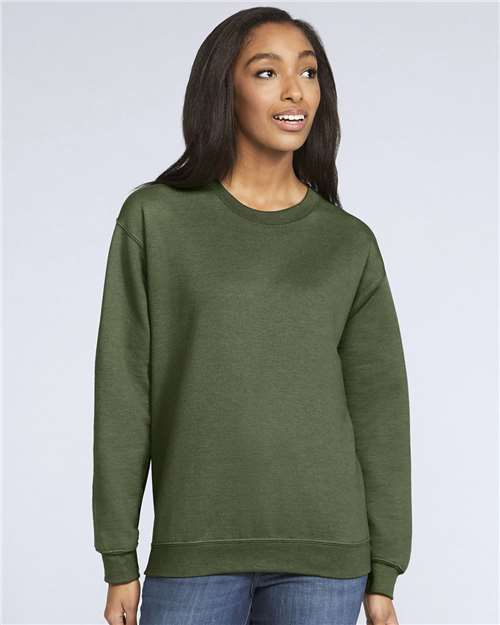 Gildan SF000 Unisex Softstyle? Midweight Crewneck Sweatshirt - Front view