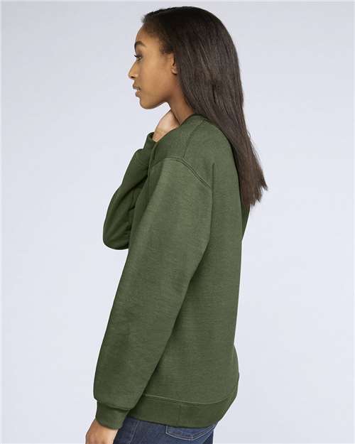 Gildan SF000 Unisex Softstyle? Midweight Crewneck Sweatshirt - Side view