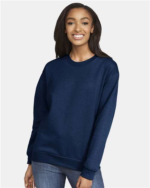 Gildan SF000 Unisex Softstyle? Midweight Crewneck Sweatshirt - Front view