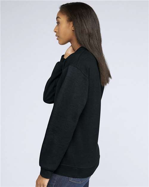 Gildan SF000 Unisex Softstyle? Midweight Crewneck Sweatshirt - Side view