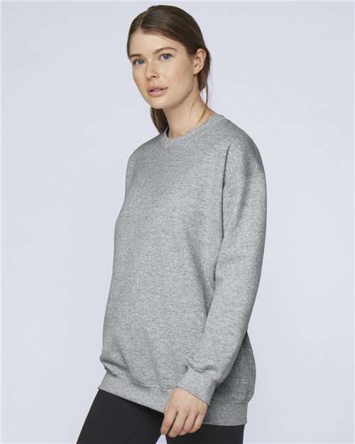 Gildan SF000 Unisex Softstyle? Midweight Crewneck Sweatshirt - Side view