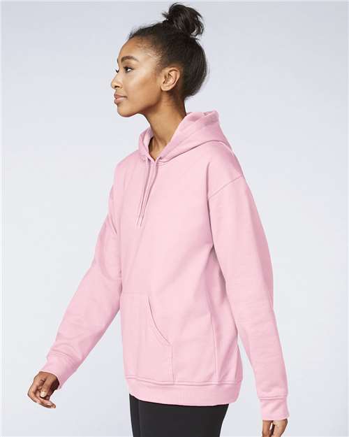 Gildan SF500 Unisex Softstyle? Midweight Hooded Sweatshirt - Side view