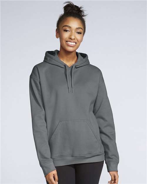 Gildan SF500 Unisex Softstyle? Midweight Hooded Sweatshirt - Front view