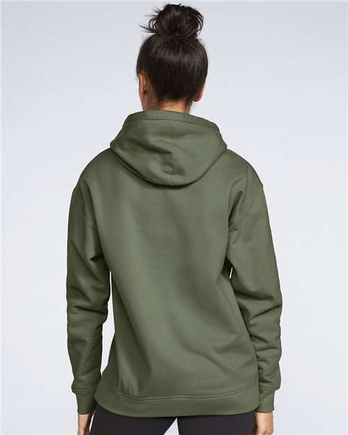 Gildan SF500 Unisex Softstyle? Midweight Hooded Sweatshirt - Back view