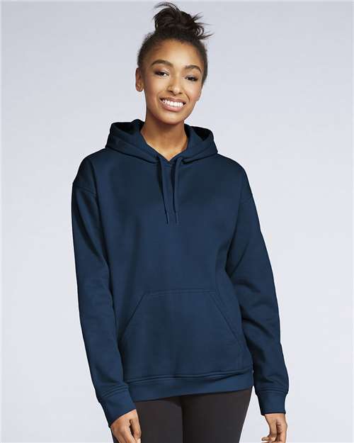 Gildan SF500 Unisex Softstyle? Midweight Hooded Sweatshirt - Front view