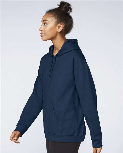 Gildan SF500 Unisex Softstyle? Midweight Hooded Sweatshirt - Side view