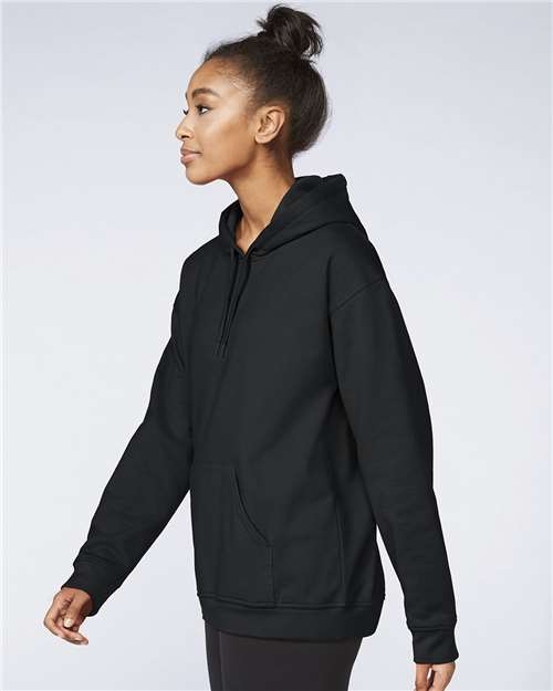 Gildan SF500 Unisex Softstyle? Midweight Hooded Sweatshirt - Side view