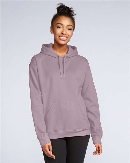 Gildan SF500 Unisex Softstyle? Midweight Hooded Sweatshirt - Front view