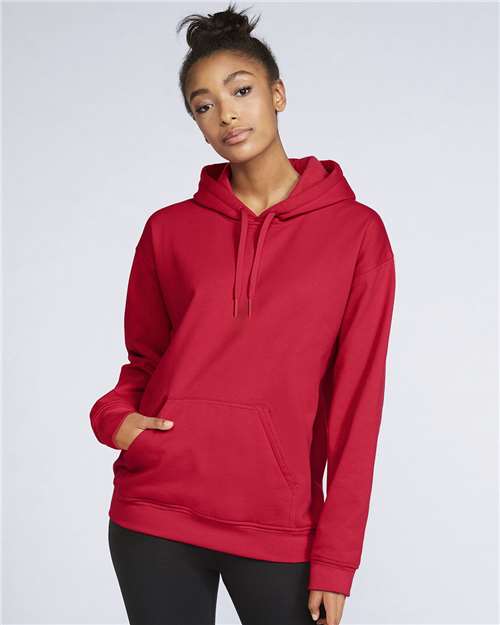 Gildan SF500 Unisex Softstyle? Midweight Hooded Sweatshirt - Front view
