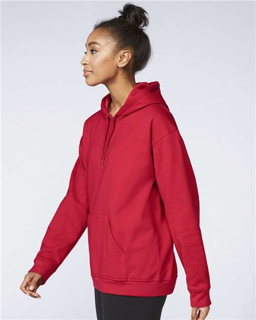 Gildan SF500 Unisex Softstyle? Midweight Hooded Sweatshirt - Side view