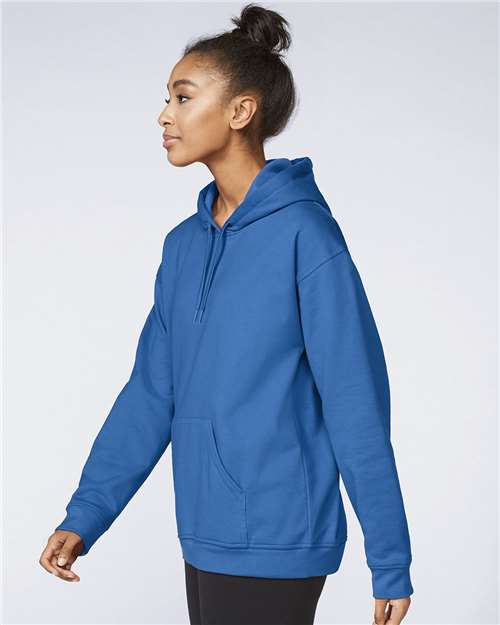 Gildan SF500 Unisex Softstyle? Midweight Hooded Sweatshirt - Side view