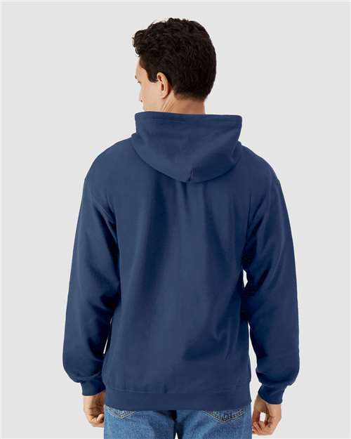 Gildan SF600 Unisex Softstyle? Midweight Full-Zip Hooded Sweatshirt - Back view