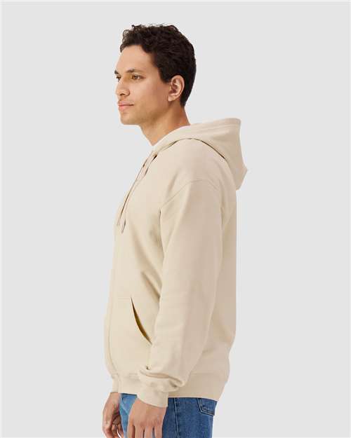 Gildan SF600 Unisex Softstyle? Midweight Full-Zip Hooded Sweatshirt - Side view
