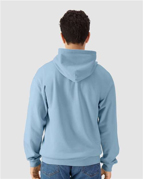 Gildan SF600 Unisex Softstyle? Midweight Full-Zip Hooded Sweatshirt - Back view