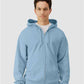 Gildan SF600 Unisex Softstyle? Midweight Full-Zip Hooded Sweatshirt - Front view