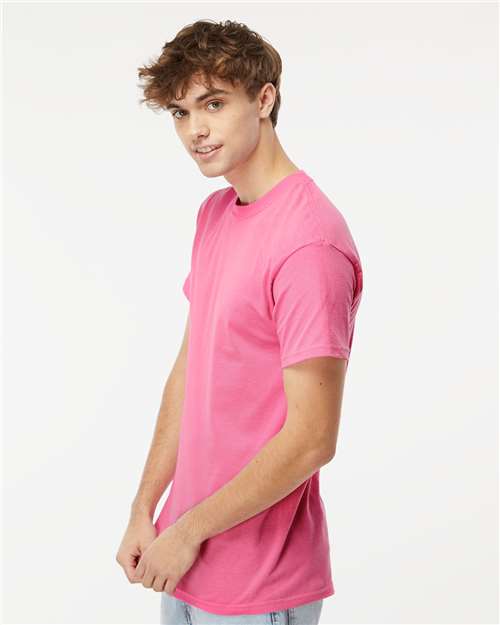 M&O 4800 Men's Gold Soft Touch T-Shirt - Side view