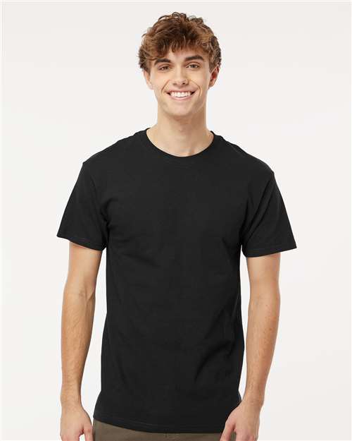 M&O 4800 Men's Gold Soft Touch T-Shirt - Front view