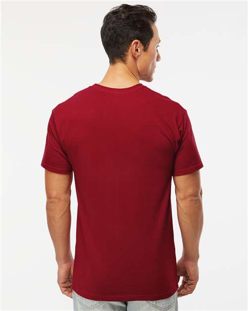 M&O 4800 Men's Gold Soft Touch T-Shirt - Back view
