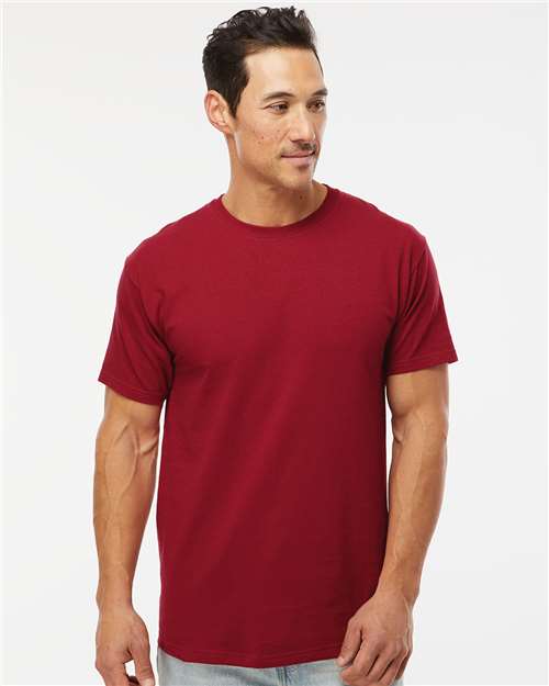 M&O 4800 Men's Gold Soft Touch T-Shirt - Front view