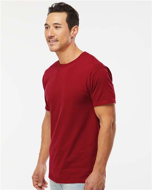 M&O 4800 Men's Gold Soft Touch T-Shirt - Side view