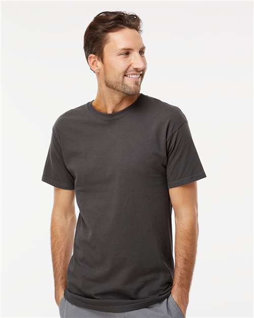 M&O 4800 Men's Gold Soft Touch T-Shirt - Front view