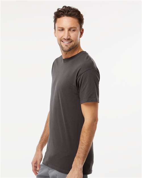 M&O 4800 Men's Gold Soft Touch T-Shirt - Side view