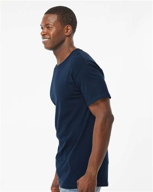 M&O 4800 Men's Gold Soft Touch T-Shirt - Side view