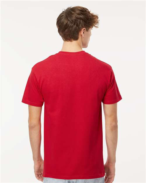 M&O 4800 Men's Gold Soft Touch T-Shirt - Back view
