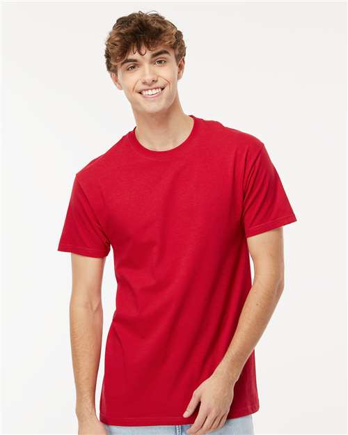 M&O 4800 Men's Gold Soft Touch T-Shirt - Front view