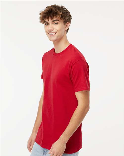 M&O 4800 Men's Gold Soft Touch T-Shirt - Side view