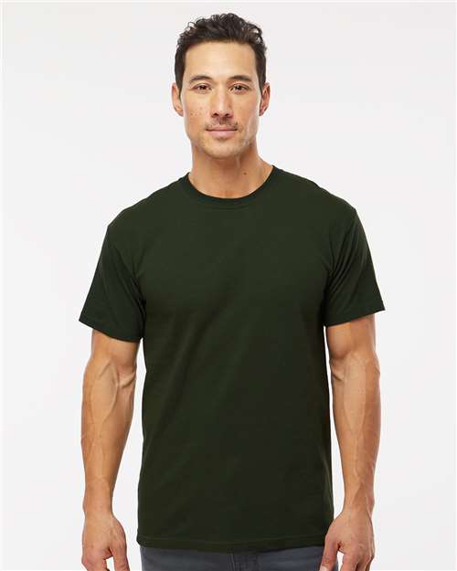 M&O 4800 Men's Gold Soft Touch T-Shirt - Front view