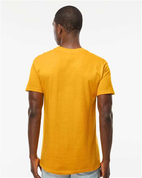 M&O 4800 Men's Gold Soft Touch T-Shirt - Back view