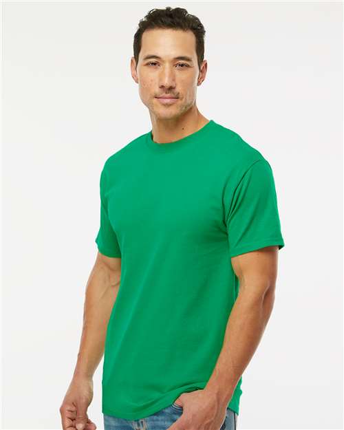 M&O 4800 Men's Gold Soft Touch T-Shirt - Side view
