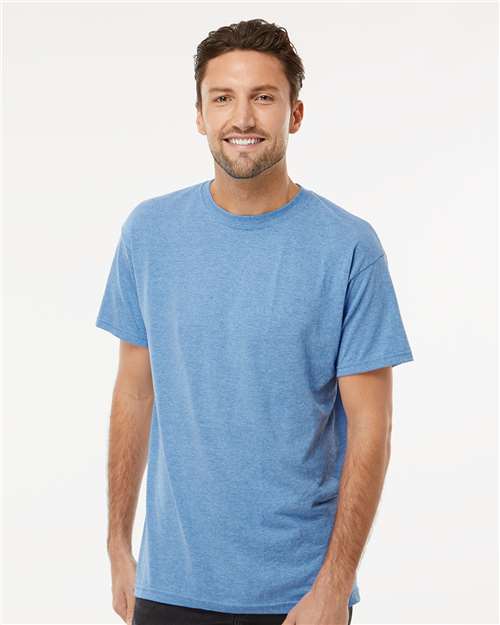 M&O 4800 Men's Gold Soft Touch T-Shirt - Front view