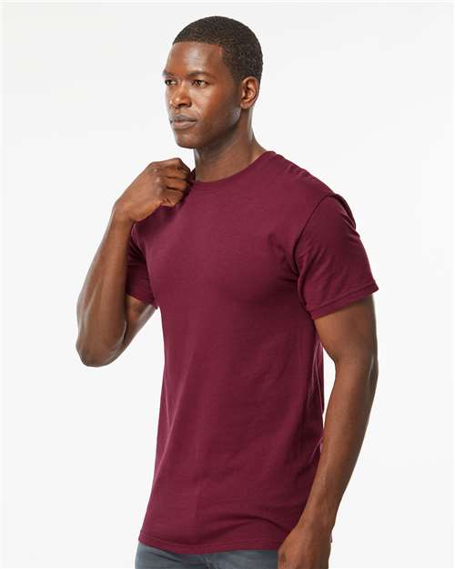 M&O 4800 Men's Gold Soft Touch T-Shirt - Side view