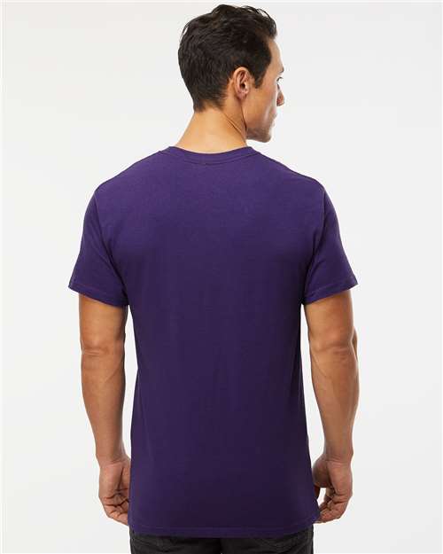 M&O 4800 Men's Gold Soft Touch T-Shirt - Back view