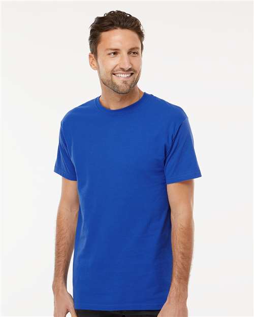 M&O 4800 Men's Gold Soft Touch T-Shirt - Front view