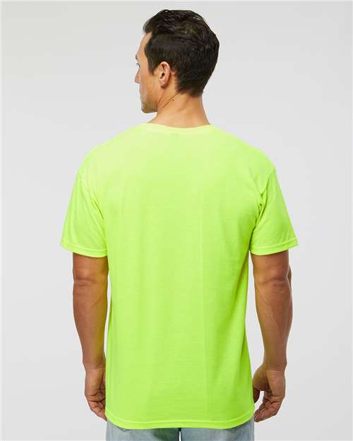 M&O 4800 Men's Gold Soft Touch T-Shirt - Back view
