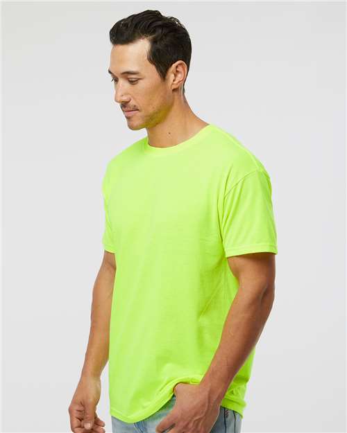 M&O 4800 Men's Gold Soft Touch T-Shirt - Side view