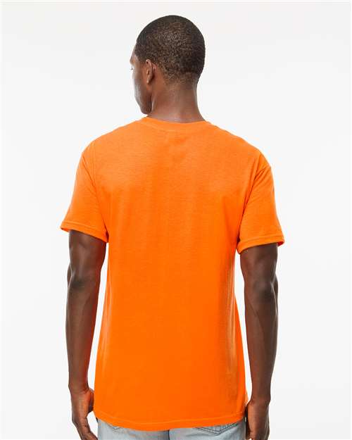 M&O 4800 Men's Gold Soft Touch T-Shirt - Back view
