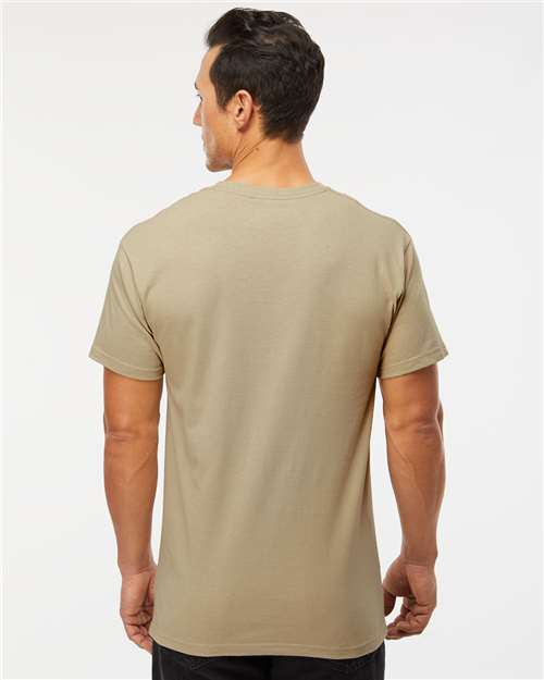 M&O 4800 Men's Gold Soft Touch T-Shirt - Back view