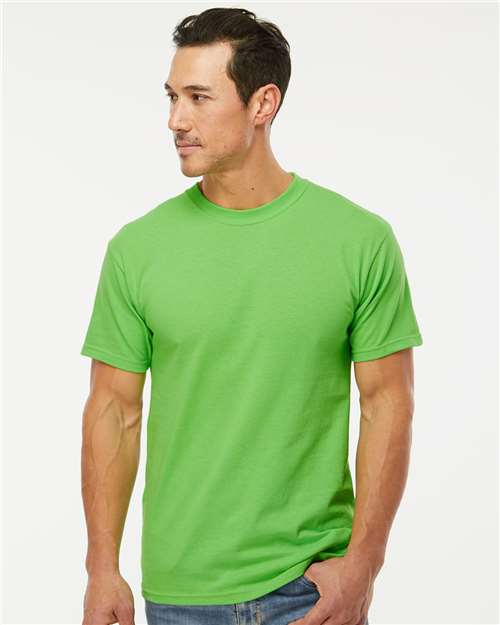M&O 4800 Men's Gold Soft Touch T-Shirt - Front view