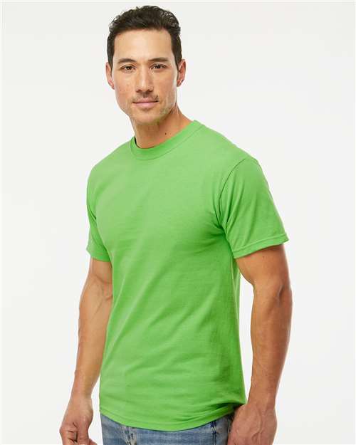 M&O 4800 Men's Gold Soft Touch T-Shirt - Side view