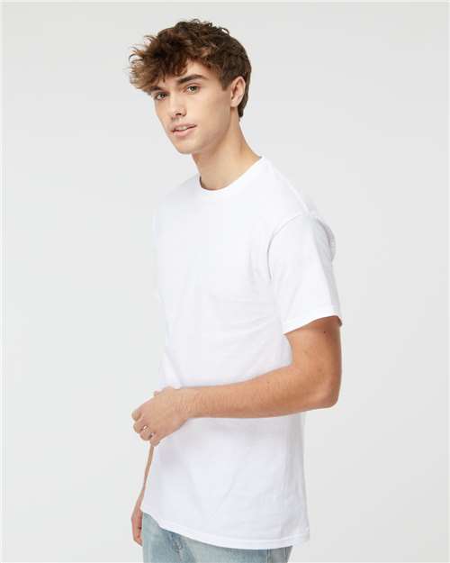 M&O 4800 Men's Gold Soft Touch T-Shirt - Side view
