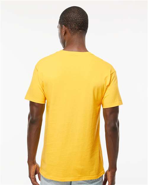 M&O 4800 Men's Gold Soft Touch T-Shirt - Back view