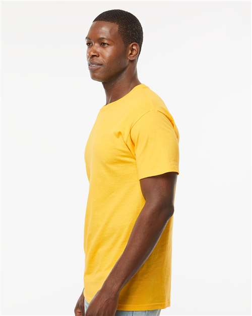 M&O 4800 Men's Gold Soft Touch T-Shirt - Side view