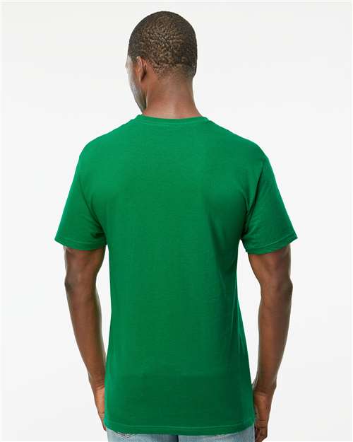 M&O 4800 Men's Gold Soft Touch T-Shirt - Back view
